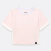 Camiseta Crop Top Manga Corta